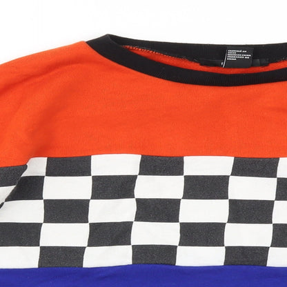 FOREVER 21 Womens Multicoloured Geometric  Pullover Jumper Size S