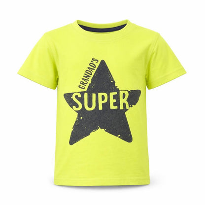 George Boys Yellow   Basic T-Shirt Size 3-4 Years