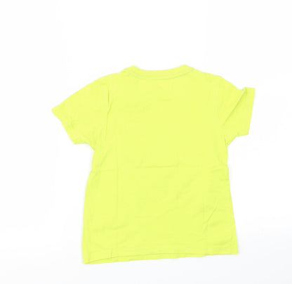 George Boys Yellow   Basic T-Shirt Size 3-4 Years
