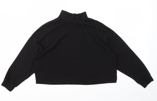 Womens UK Size M New Look Black Pullover Jumper