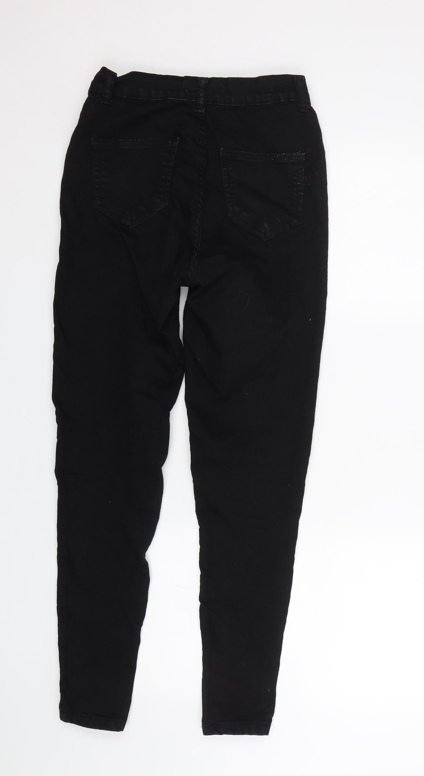 DTT Womens Black  Denim Skinny Jeans Size 8 L27 in