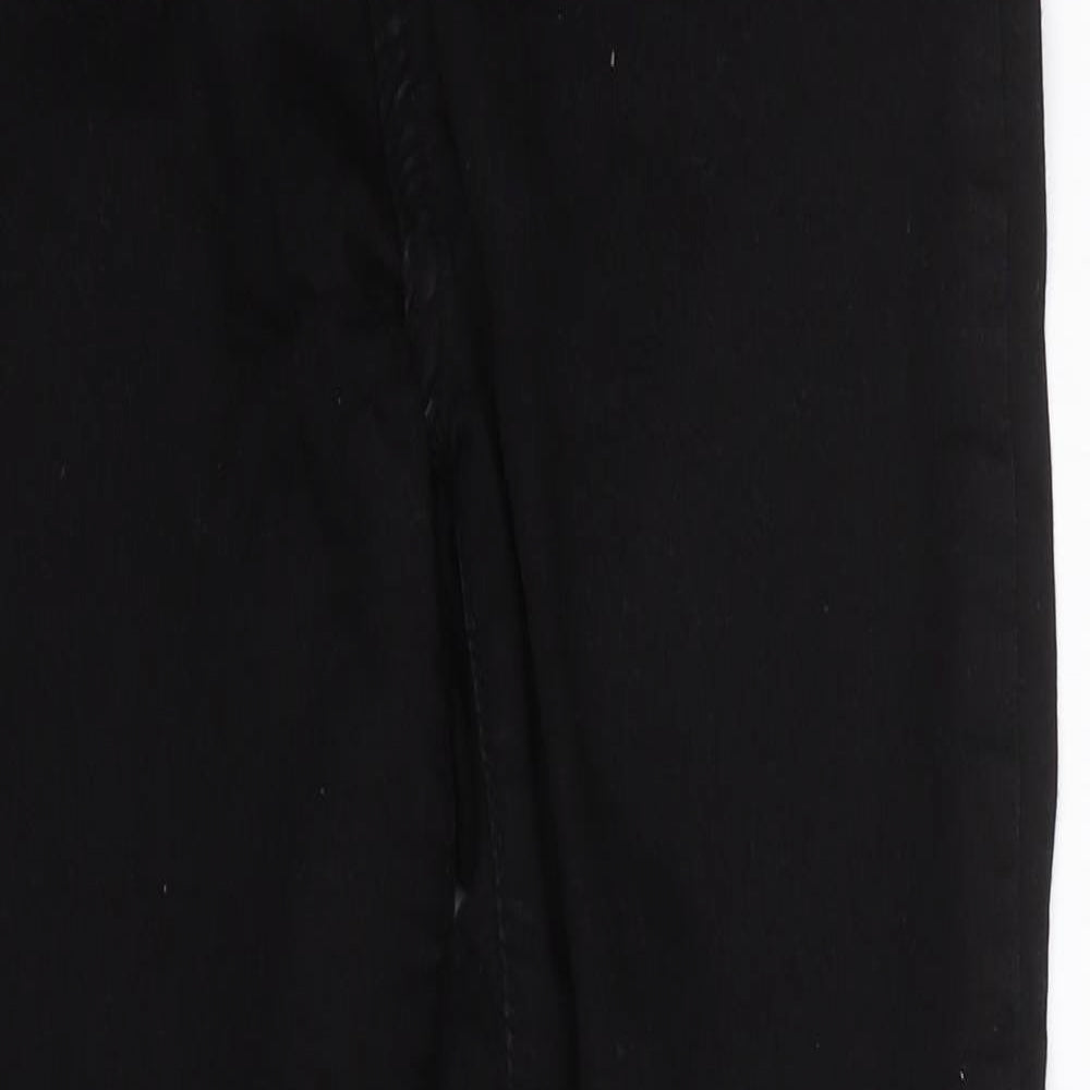 DTT Womens Black  Denim Skinny Jeans Size 8 L27 in