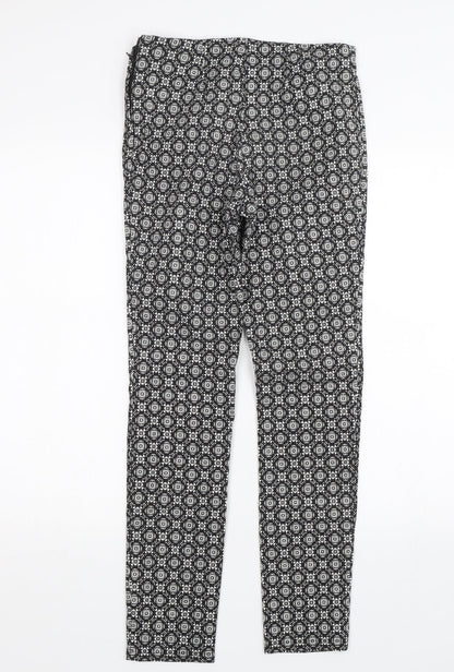 Womens UK Size 8 Atmosphere Regular Fit Capri Black Trousers