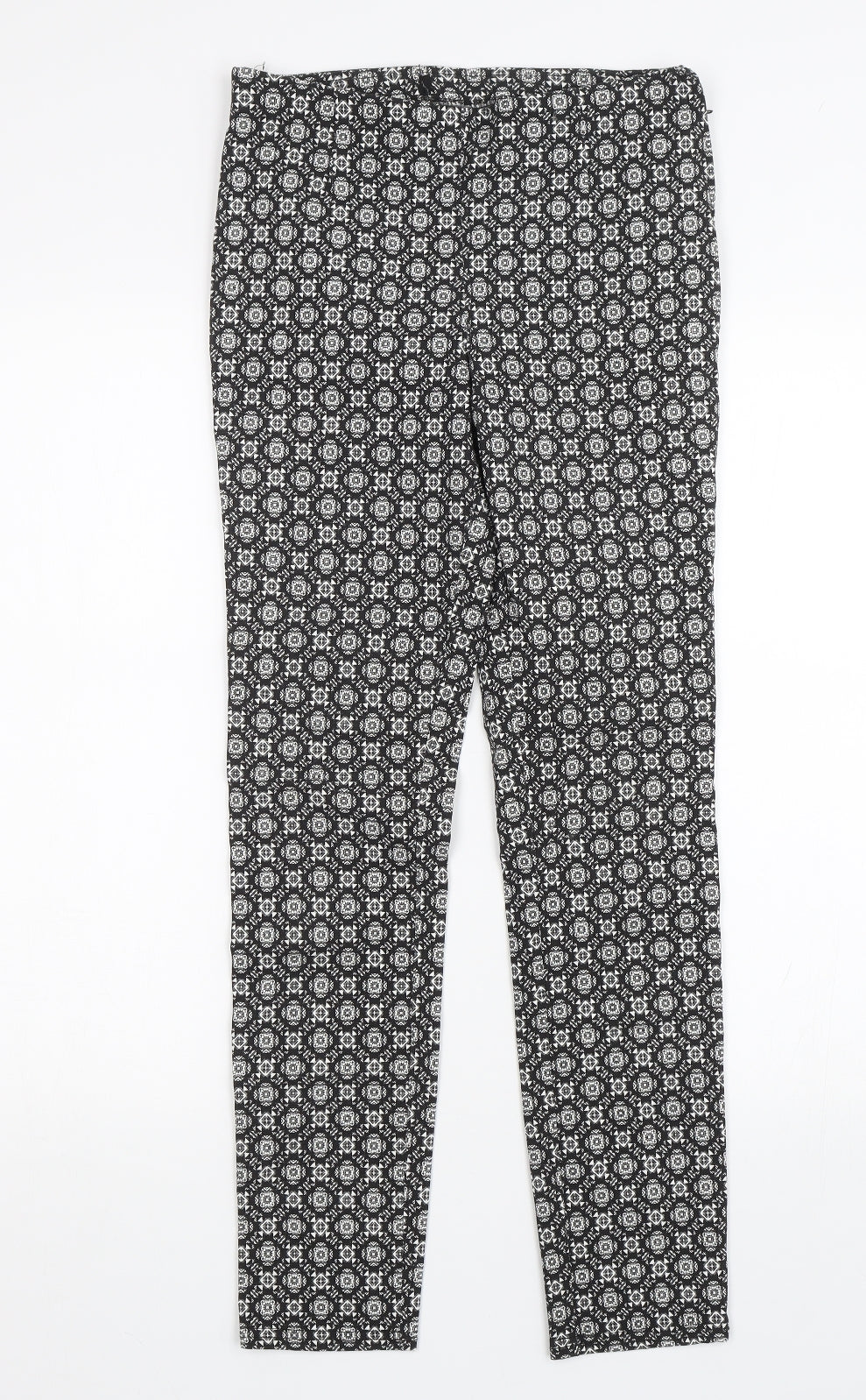 Womens UK Size 8 Atmosphere Regular Fit Capri Black Trousers