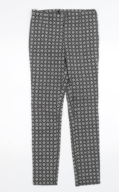 Womens UK Size 8 Atmosphere Regular Fit Capri Black Trousers