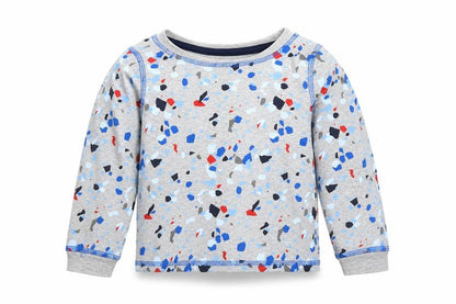 Tu Boys Grey Spotted   Pyjama Top Size 3-4 Years