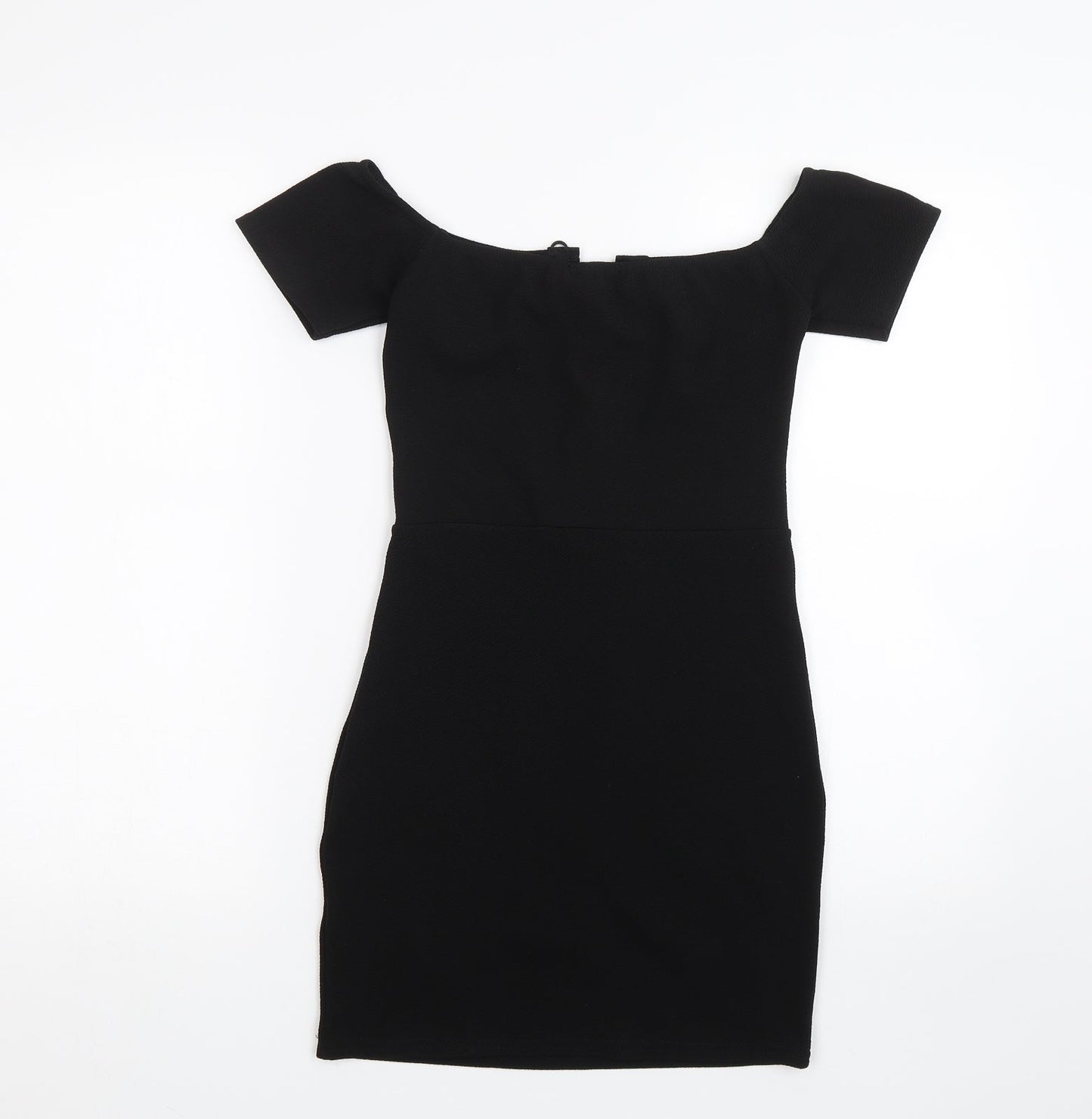 PRETTYLITTLETHING Womens Black   Wrap Dress  Size S