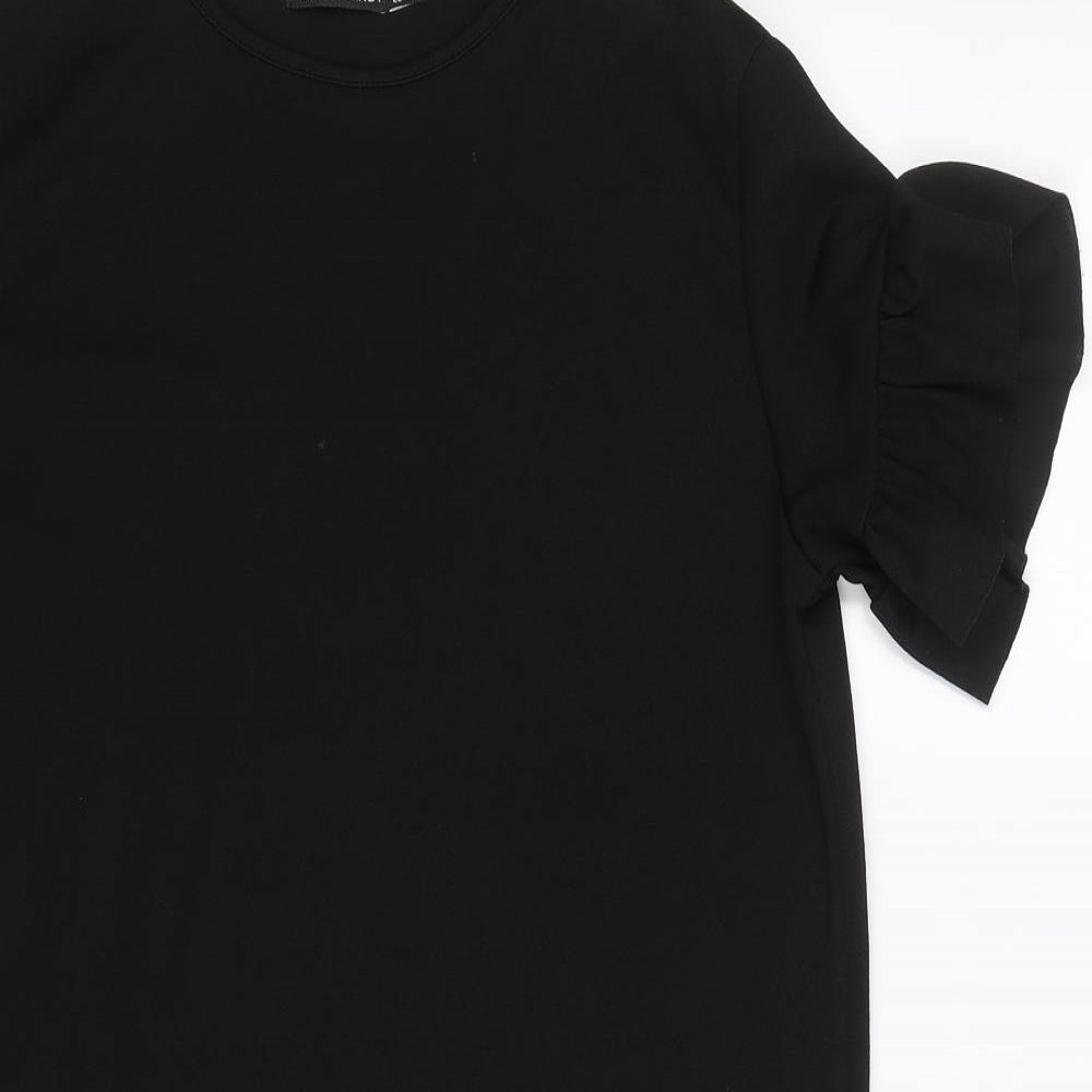 I SAW IT FIRST Womens Black   T-Shirt Dress  Size 8