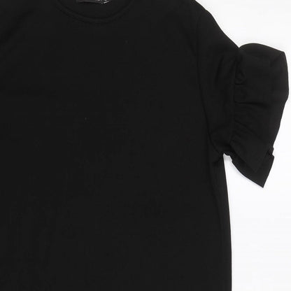 I SAW IT FIRST Womens Black   T-Shirt Dress  Size 8