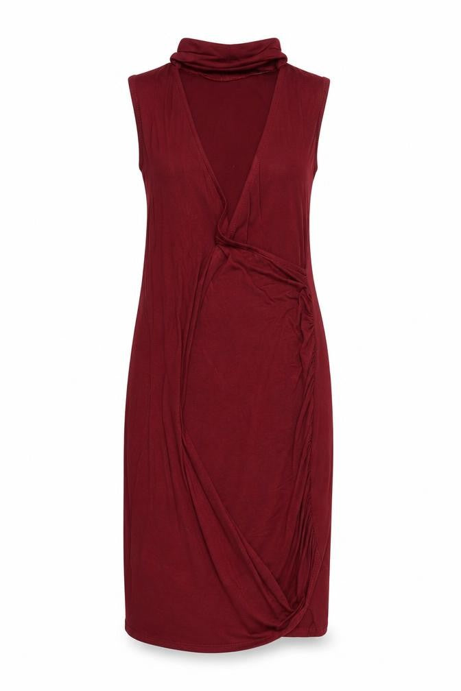 PRETTYLITTLETHING Womens Red   Wrap Dress  Size S