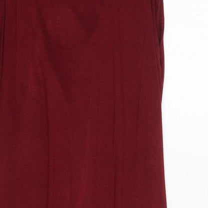 PRETTYLITTLETHING Womens Red   Wrap Dress  Size S