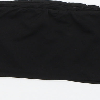 Boohoo Womens Black   Cropped T-Shirt Size 10