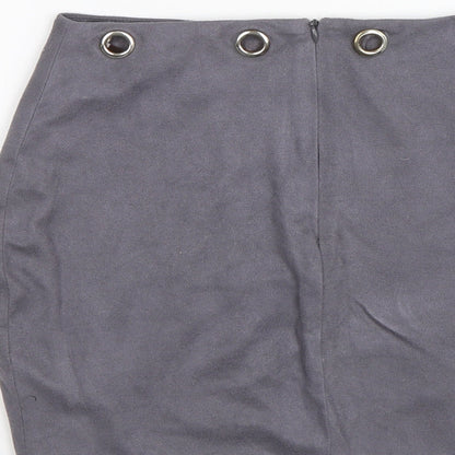 OHPOLLY Womens Grey   Bandage Skirt Size 10