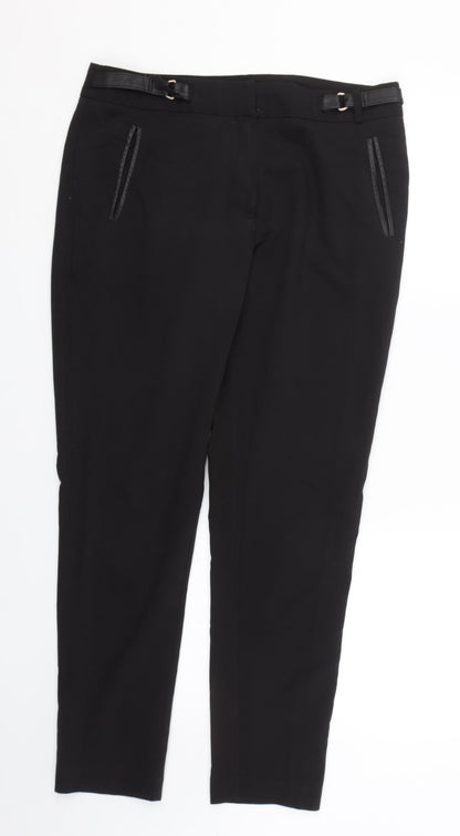 George Womens Black   Trousers  Size 10 L28 in