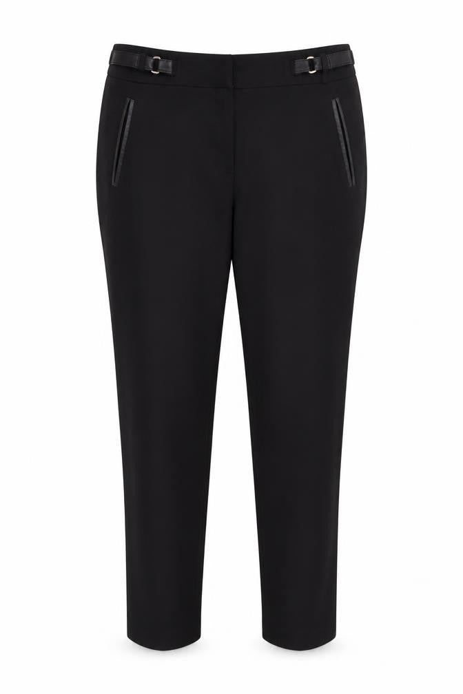 Womens UK Size 10 George Regular Fit  Black Trousers