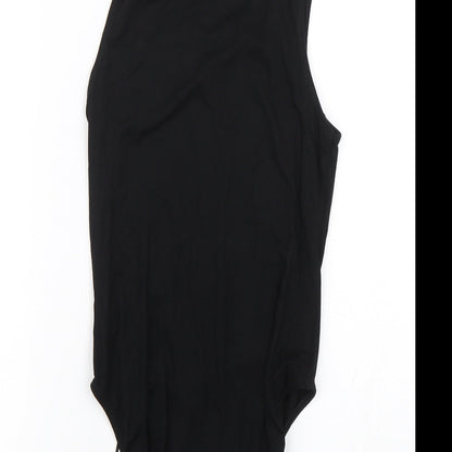 Missguided Womens Black   Catsuit One-Piece Size 8