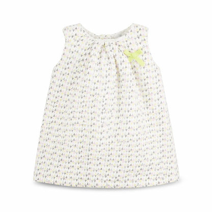 F&F Girls White Argyle/Diamond  Tank Dress  Size 0-3 Months