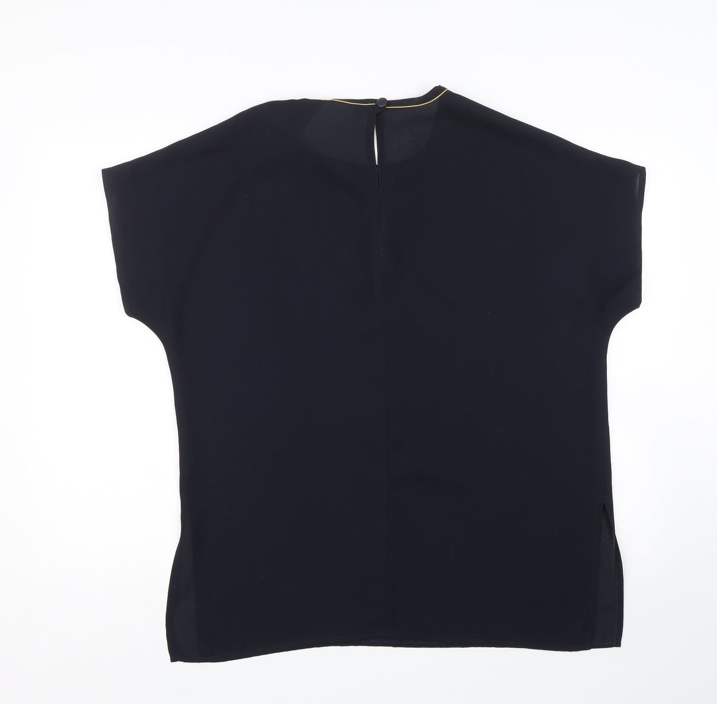 Womens UK Size 16 Preworn Blue Basic T-Shirt