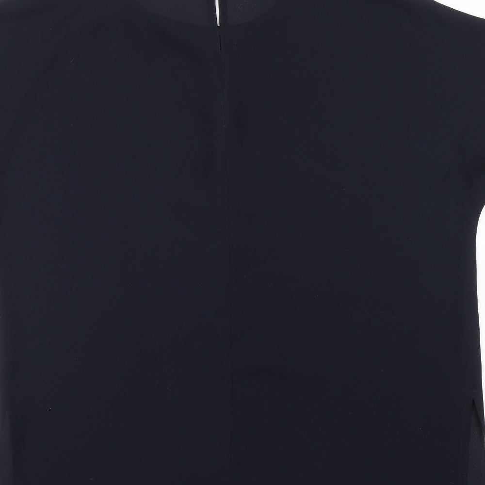 Womens UK Size 16 Preworn Blue Basic T-Shirt