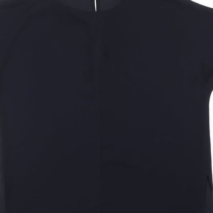 Womens UK Size 16 Preworn Blue Basic T-Shirt