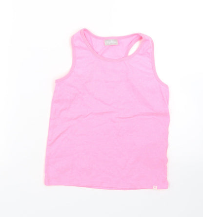 Matalan Girls Pink   Basic Tank Size 10 Years