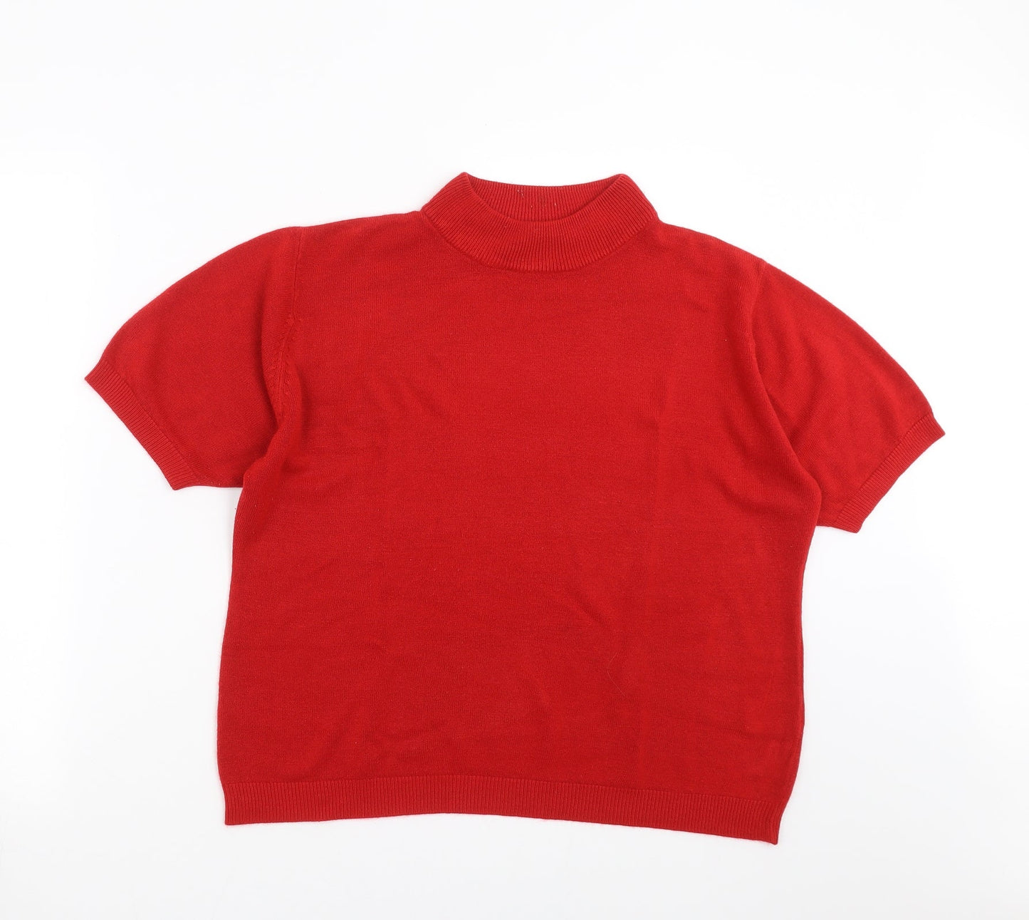 Womens UK Size 20 Berketex Red Pullover Jumper