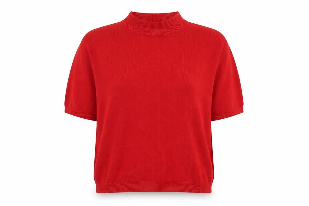 Womens UK Size 20 Berketex Red Pullover Jumper