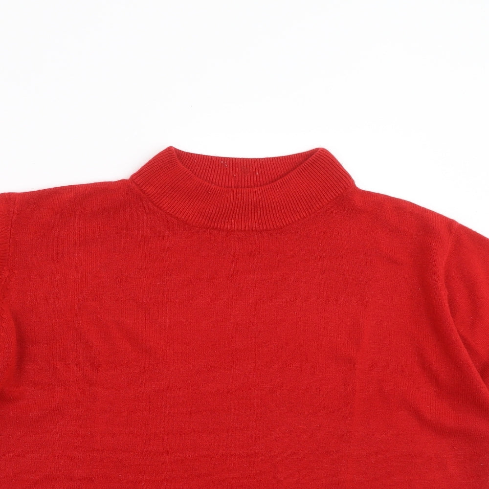 Womens UK Size 20 Berketex Red Pullover Jumper