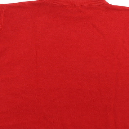 Womens UK Size 20 Berketex Red Pullover Jumper