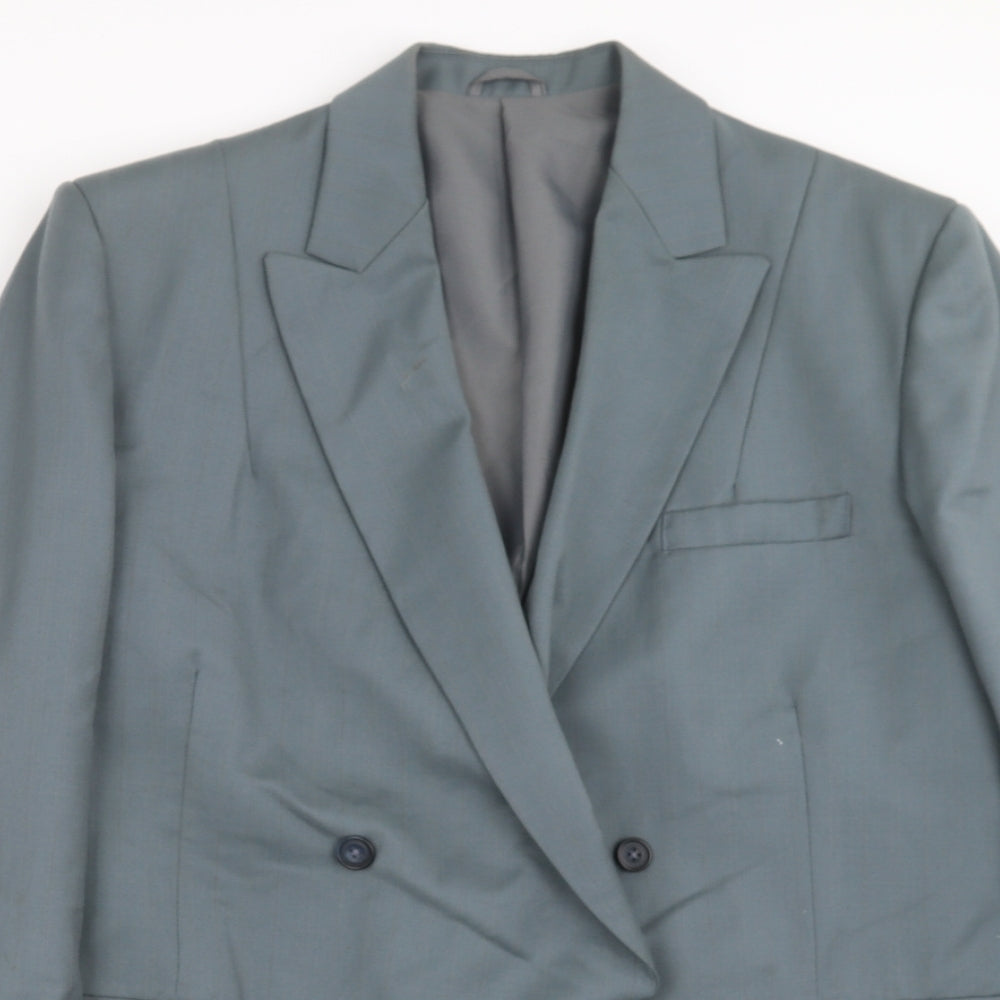 Mens UK Size 42 Preworn Regular Green Suit Jacket