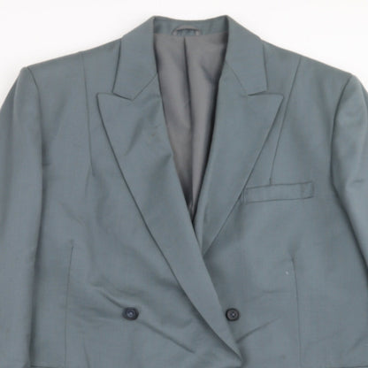 Mens UK Size 42 Preworn Regular Green Suit Jacket