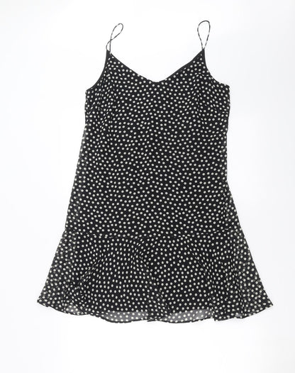 F&F Womens Black Polka Dot  Trapeze & Swing  Size 12