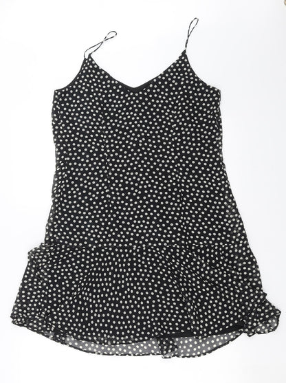 F&F Womens Black Polka Dot  Trapeze & Swing  Size 12