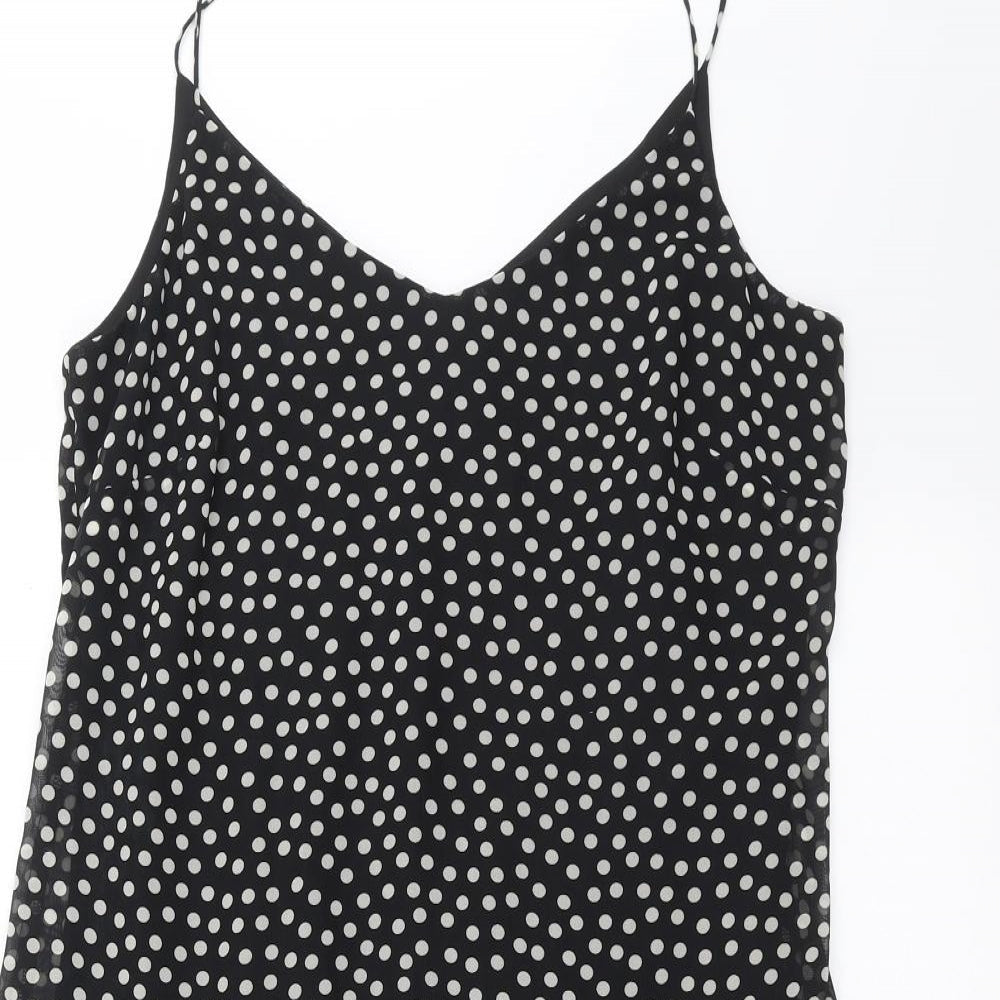 F&F Womens Black Polka Dot  Trapeze & Swing  Size 12