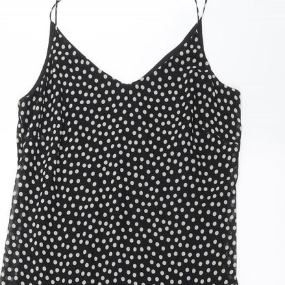 F&F Womens Black Polka Dot  Trapeze & Swing  Size 12