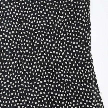 F&F Womens Black Polka Dot  Trapeze & Swing  Size 12