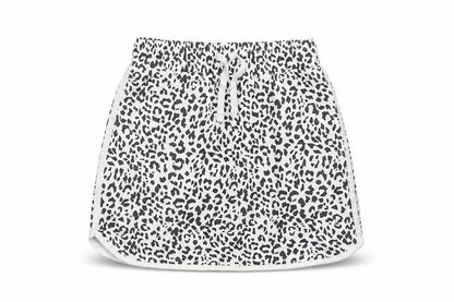 George Girls White Animal Print  Straight & Pencil Skirt Size 8-9 Years