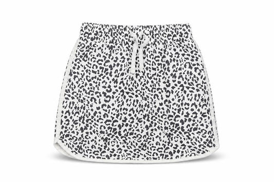 George Girls White Animal Print  Straight & Pencil Skirt Size 8-9 Years