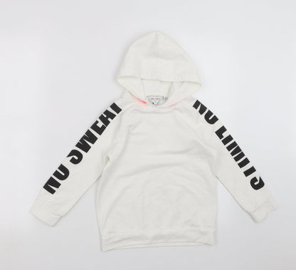 Outfit Kids Girls White   Pullover Hoodie Size 5 Years