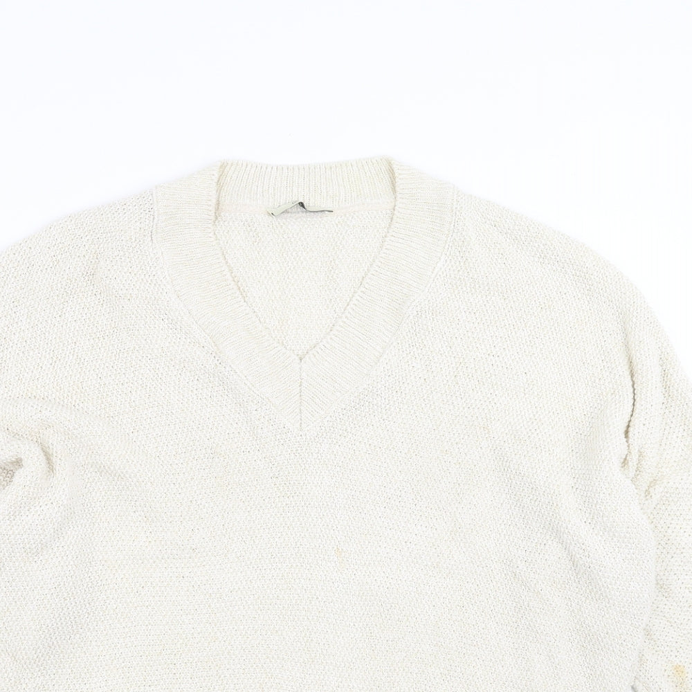 George Womens Beige  Knit Pullover Jumper Size 16