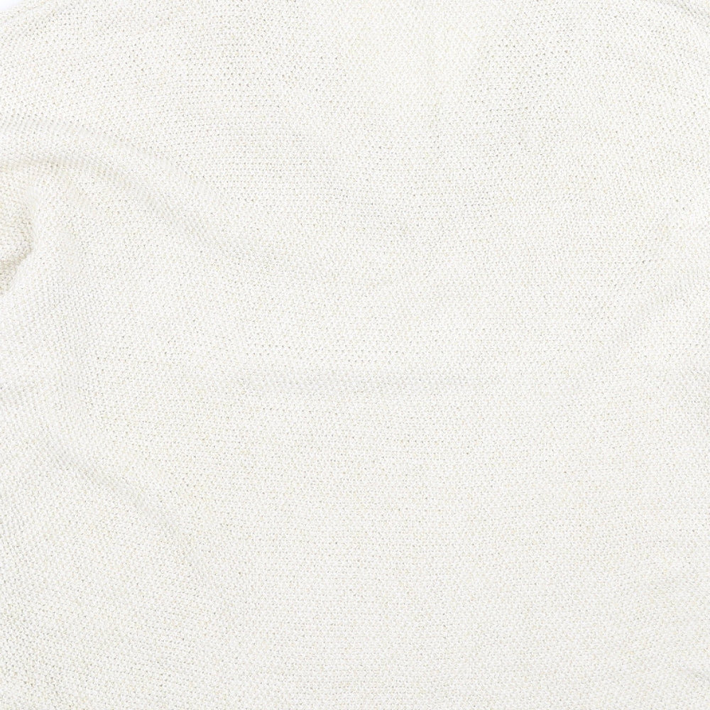 George Womens Beige  Knit Pullover Jumper Size 16