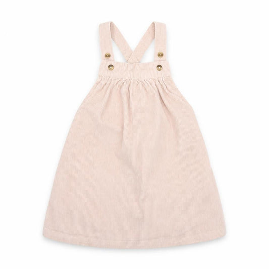 Marks and Spencer Girls Pink  Corduroy Pinafore/Dungaree Dress  Size 6-9 Months
