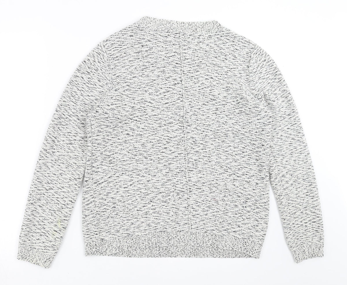 Great Plains Womens Grey  Knit Pullover Jumper Size 10