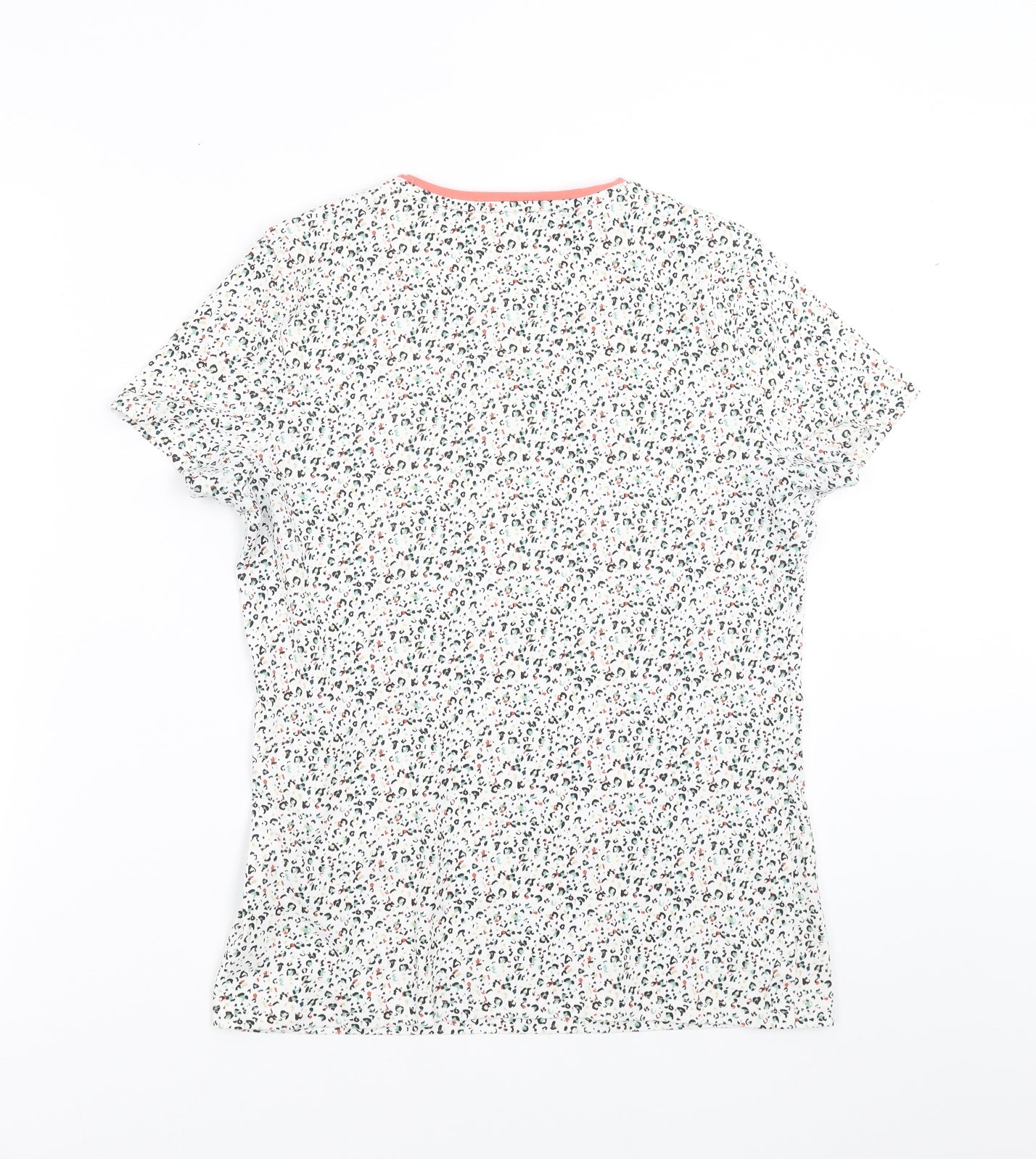 Womens UK Size 12 Marks and Spencer White Basic T-Shirt