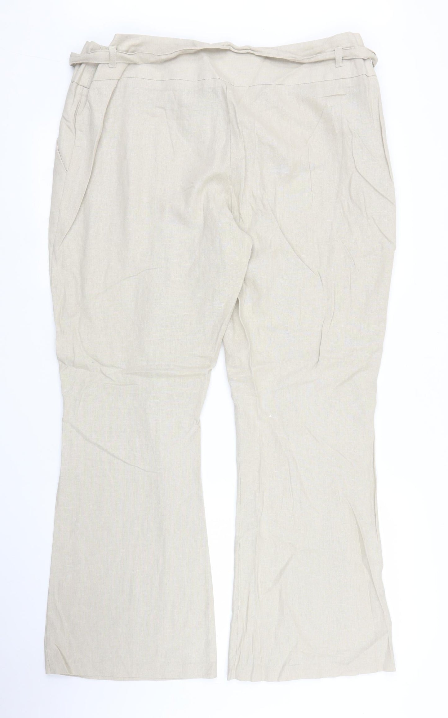 George Womens Beige   Trousers  Size 18 L29 in