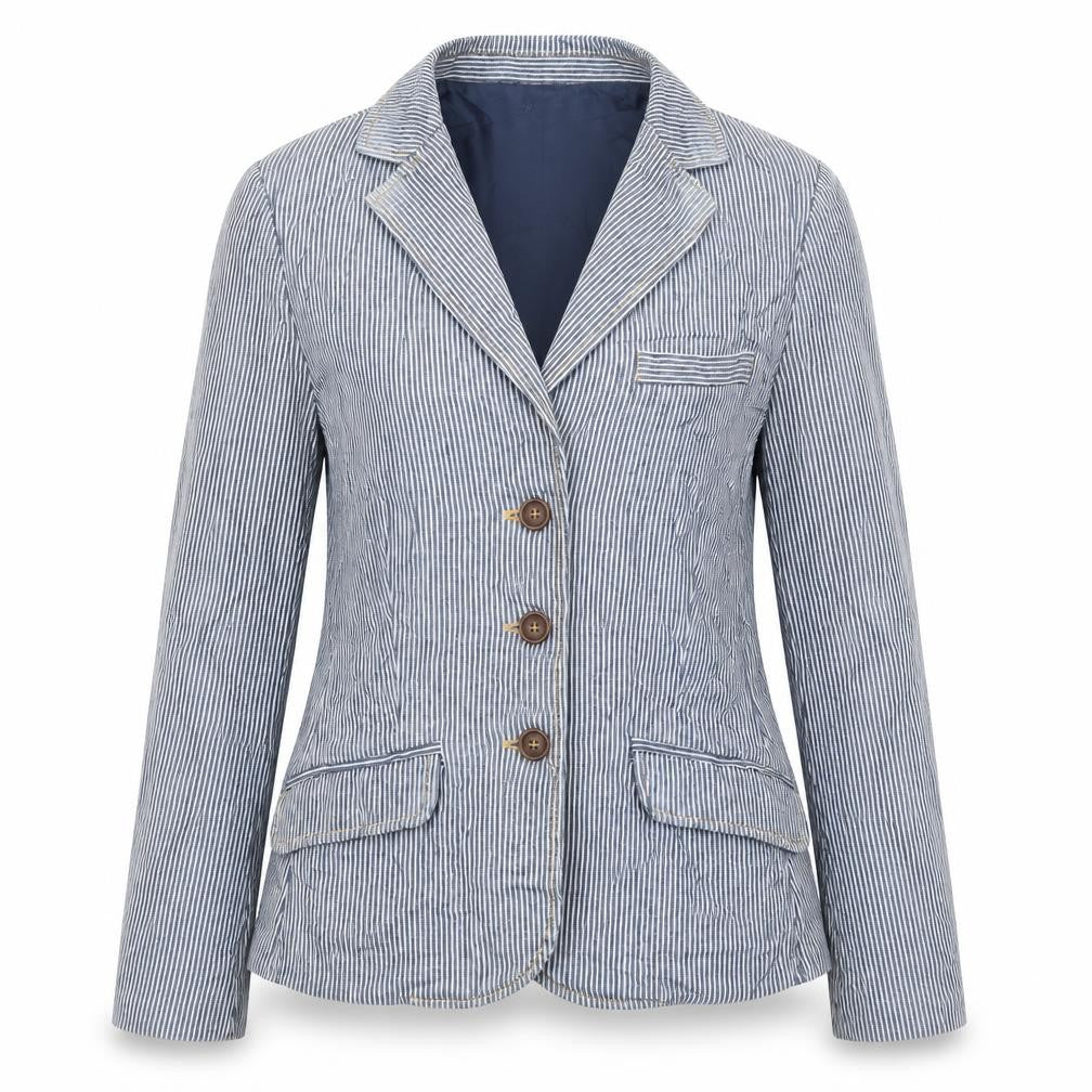 Womens UK Size 10 H&M Regular Blue Blazer