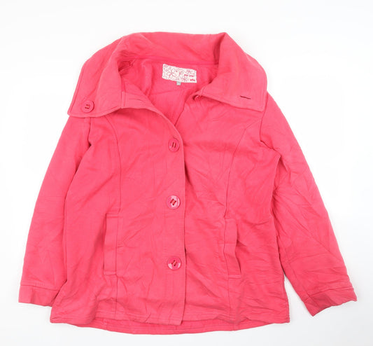 Per Una Womens Pink   Overcoat Coatigan Size XL