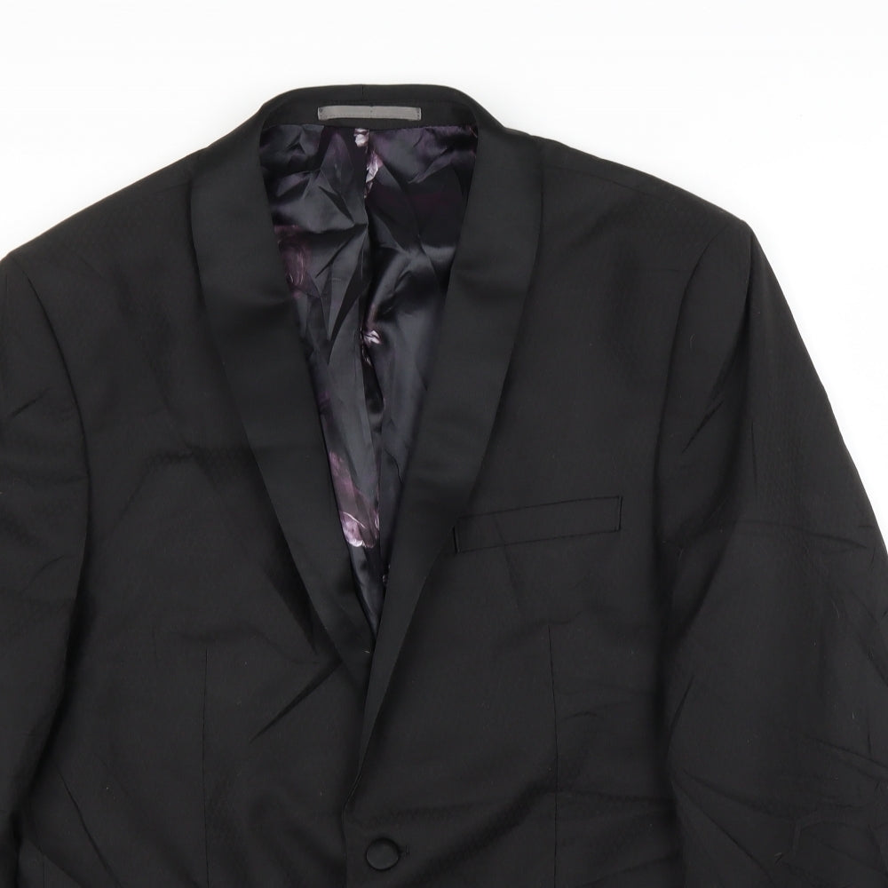Mens UK Size 42 NEXT Regular Black Suit Jacket