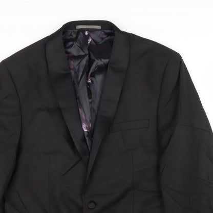 Mens UK Size 42 NEXT Regular Black Suit Jacket