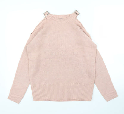Womens UK Size S Select Pink Pullover Jumper